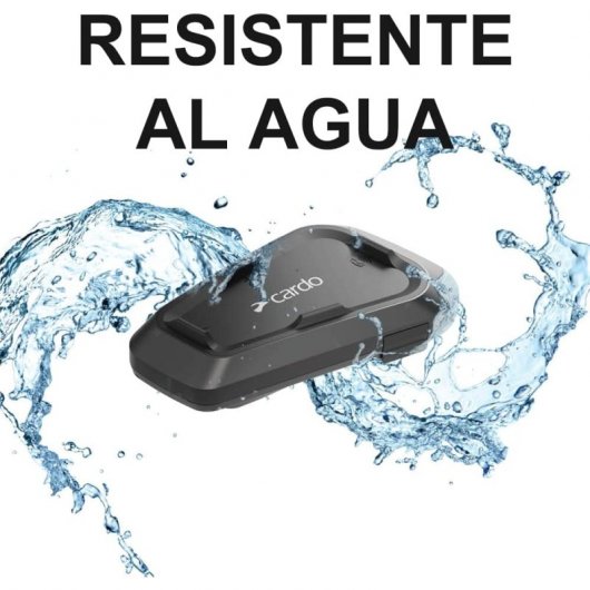 Cardo Spirit Intercomunicador 2 Vías Bluetooth para Motocicleta/Bicicleta