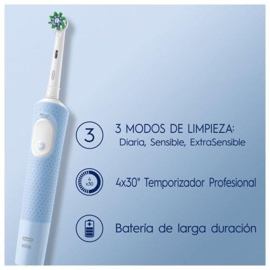 Oral-B Vitality Pro Elektrische Zahnbürste Blau, wiederaufladbar