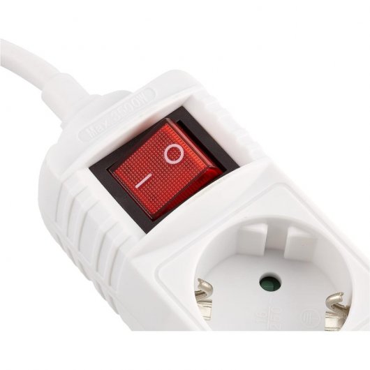 Multiprise Kopp 3 prises avec interrupteur lumineux 1,4 m