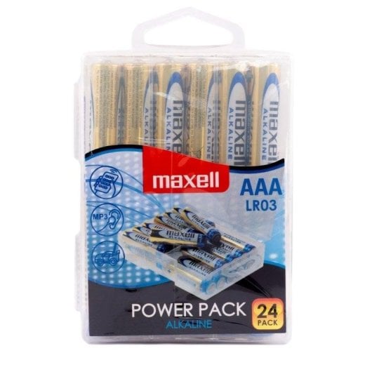 Pila doméstica Maxell 790268.04.CN alcalina AA paquete 24 unidades multicolor