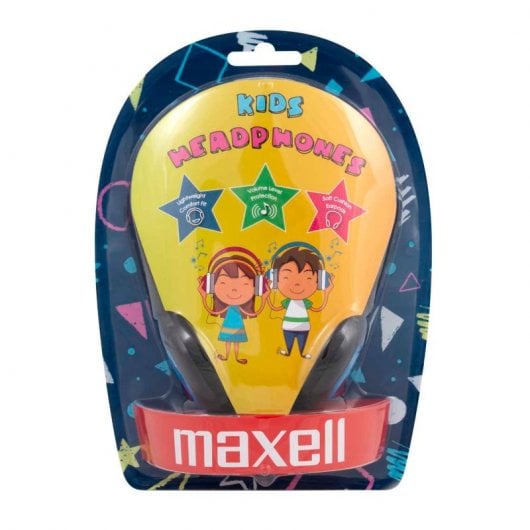 Maxell Casque pour enfants Jack 3,5 mm Bleu