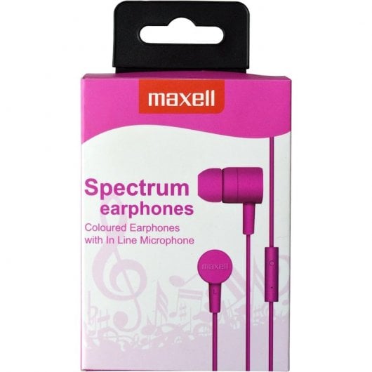 Maxell Spectrum M533 Auriculares Jack 3.5mm Rosa