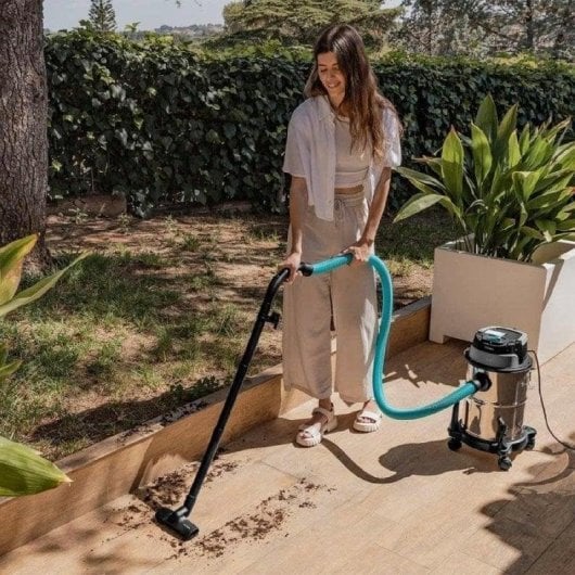 Industriestaubsauger Cecotec Conga Rockstar Wet & Dry Steel 1400W 20L HEPA Edelstahl