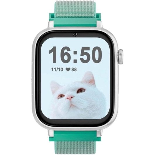 SaveFamily Savewatch Plus 4G GPS 1.85" FullHD Grün IP67 Android Kinder-Smartwatch SOS
