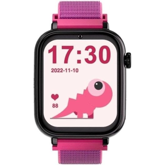 SaveFamily Savewatch Plus 4G 1,85" Silber Armband Lila IP67 SOS-Taste