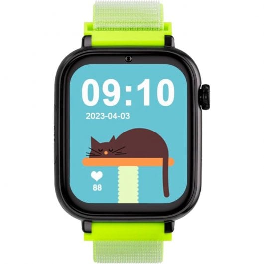 Montre Connectée Enfant Savefamily Savewatch Plus 4G Jaune Fluo