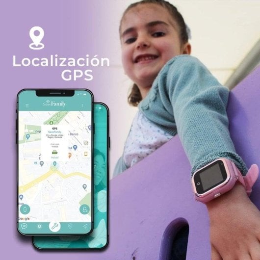 SaveFamily Enjoy 4G GPS 1.4" IPS Preto Resistente à Água IP67 Videchamada SOS Criança