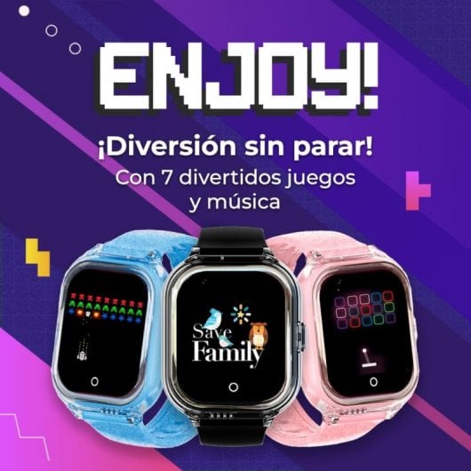 Savefamily Enjoy Smartwatch per bambini 4G rosa