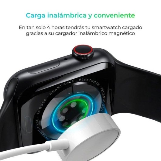 Ksix Urban 4 Bluetooth 48mm IPS Rosa IP68 SpO2 Pulsmesser Schlafüberwachung 5 Tage