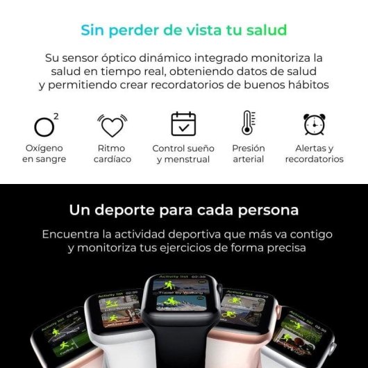 Ksix Urban 4 Bluetooth 48mm IPS Rosa IP68 SpO2 Pulsmesser Schlafüberwachung 5 Tage