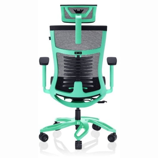 Valk Gaming Noma Cadeira Gaming de Malha Transpirável Preta/Aqua Menthe