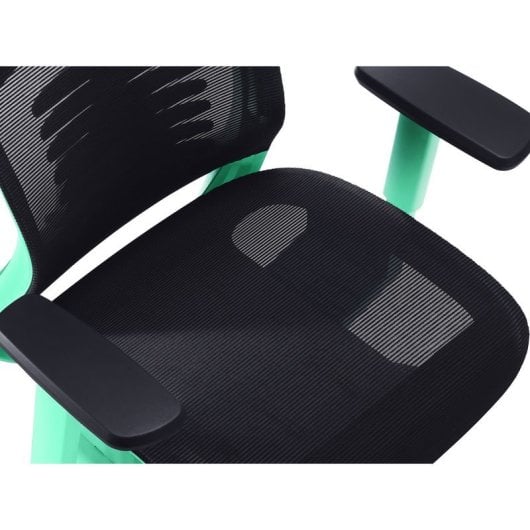 Valk Gaming Noma Cadeira Gaming de Malha Transpirável Preta/Aqua Menthe