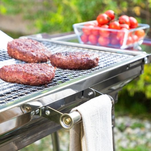 Barbecue a carbonella pieghevole in acciaio inossidabile Innovagoods Exelq