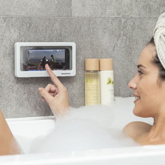 Innovagoods Cashower Funda Impermeable de Pared para Smartphone