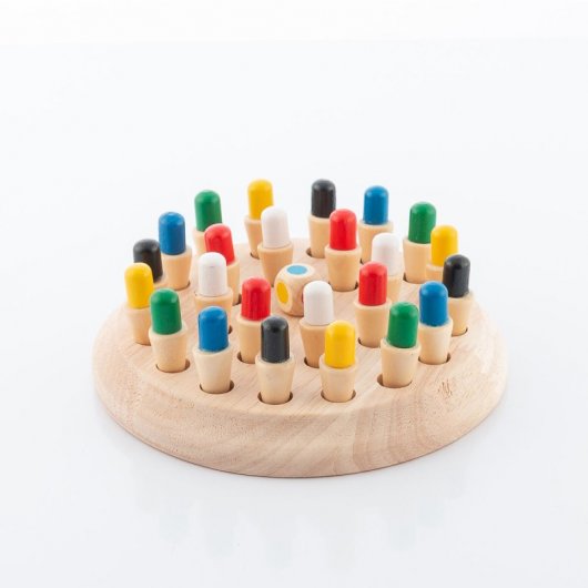 Innovagoods Taeda jeu d'échecs à mémoire en bois 26 pièces