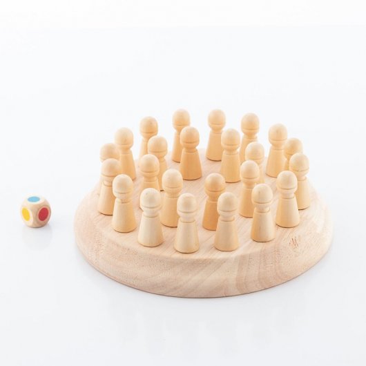 Innovagoods Taeda jeu d'échecs à mémoire en bois 26 pièces