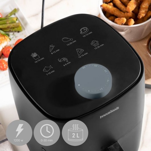 Freidora de Aire Innovagoods Fryinn Lite 2000 Negro 1200 W 2 L