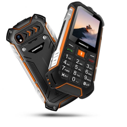 Telefono robusto Hammer Boost LTE nero/arancione gratuito