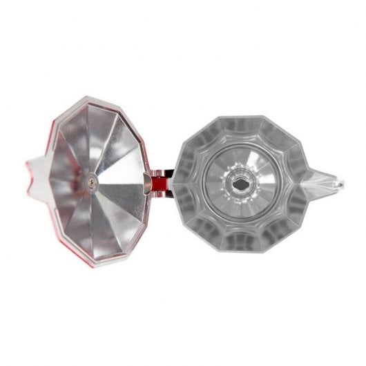 Orbegozo KFR 340 Cafeteira Italiana 3 Chávenas Vermelha