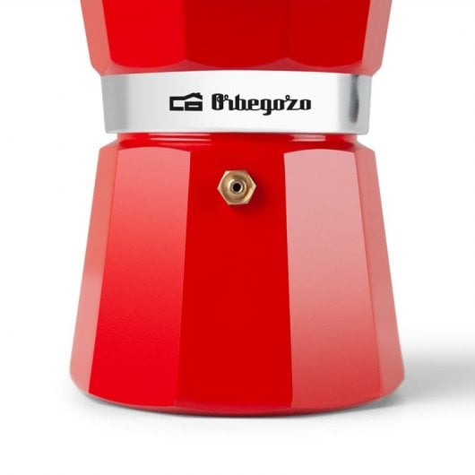 Orbegozo KFR 940 Cafetera Italiana 9 Tazas Roja