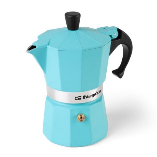 Orbegozo KFV 345 Cafeteira Italiana 3 Chávenas Menta