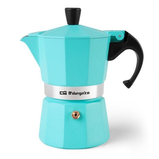 Orbegozo KFV 345 Cafeteira Italiana 3 Chávenas Menta