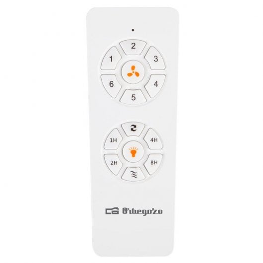 Orbegozo CP 116116 Ventilador Techo con Luz LED y Mando 116cm 40W Blanco