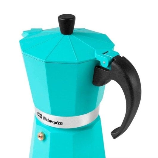 Cafetera Italiana Orbegozo KFV 945 9 tazas mango ergonómico y válvula seguridad
