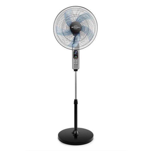 Ventoinha de Pé Orbegozo SF 0346 80W 45cm 3 Velocidades Comando Temporizador LED