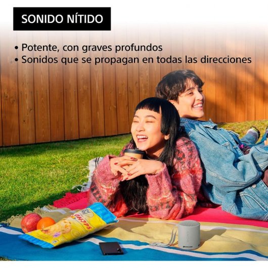 Sony SRS-XB100 Coluna Portátil Bluetooth Cinzenta Clara