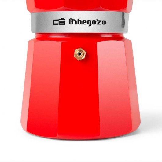 Orbegozo KFR 640 Cafetera Italiana 6 Tazas Rojo