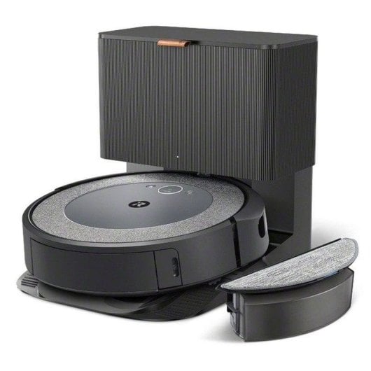 Aspirador Robô com Mopa iRobot Roomba i5+ Com Esvaziamento Automático Navegação Linear 10x Potência