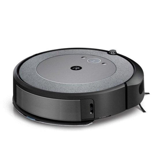 Aspirador Robô com Mopa iRobot Roomba i5+ Com Esvaziamento Automático Navegação Linear 10x Potência