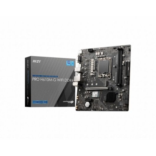 Carte mère MSI PRO H610M-G WIFI DDR4 Intel H610 LGA1700 DDR4 micro ATX Wi-Fi RAID
