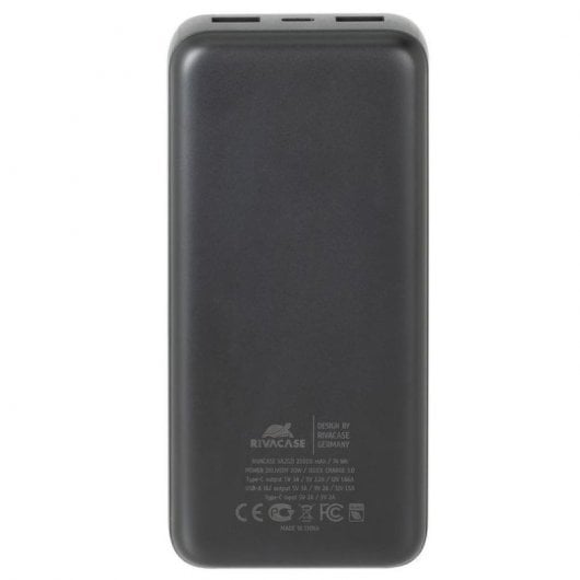 Rivacase Rivapower VA2521 Powerbank 20000mAh Nero