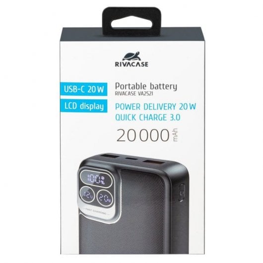 Rivacase Rivapower VA2521 Powerbank 20000mAh Preto
