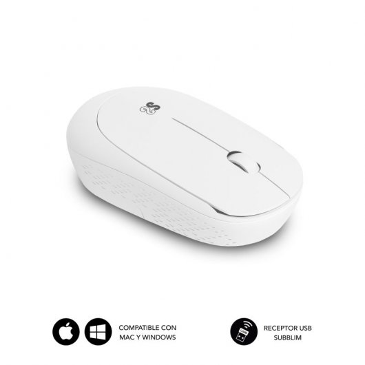 Subblim Harmony Pack Ratón Inalámbrico + Alfombrilla Gaming XL Púrpura