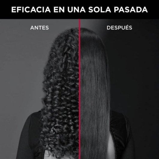 Keramik-Turmalin-Glätteisen Rowenta K/Pro Stylist Karl Lagerfeld 210°C 8 Temperaturstufen Ionen LCD Schwarz