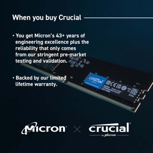 Crucial CP16G56C46U5 DDR5 5600 MHz 16 GB CL46