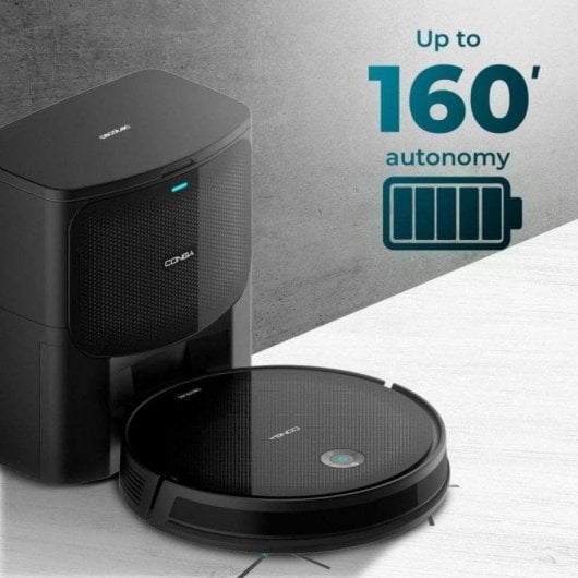 Aspirador Robô com Mopa Cecotec Conga 2499 Ultra Home Titanium Com Esvaziamento Automatico Navegação Giroscópica 2.100 Pa Controlo por Voz
