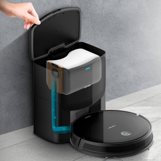 Cecotec Conga 2499 Ultra Home Titanium Robot Aspirador con Base de Autovaciado