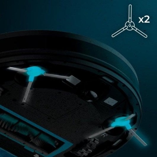 Aspirador Robô com Mopa Cecotec Conga 2499 Ultra Home Titanium Com Esvaziamento Automatico Navegação Giroscópica 2.100 Pa Controlo por Voz