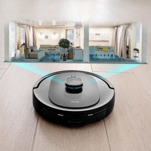 Aspirador Robô com Mopa Cecotec Conga 7490 Immortal X-Treme Navegação Laser 2.600 Pa