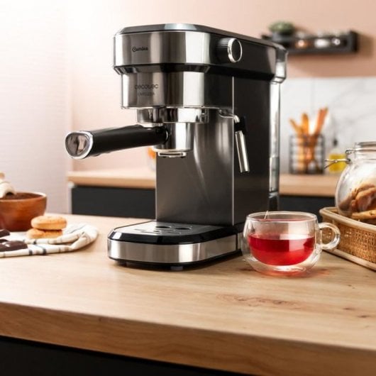 Cecotec Cafelizzia 790 Steel DUO Máquina de Café Expresso 1350W 20 Bar Aço Inoxidável