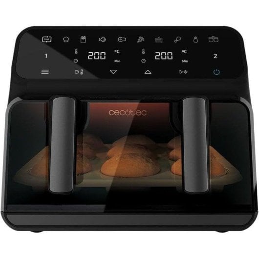 Airfryer Cecotec Cecofry Advance 9000 Window Fenetre 9L 2850W Noir