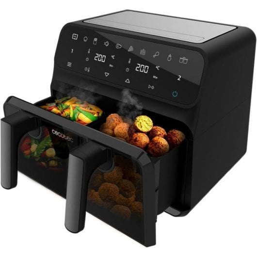 Cecotec Cecofry Advance 9000 Window Fritadeira Sem Óleo Digital 9L 2200 W Preta