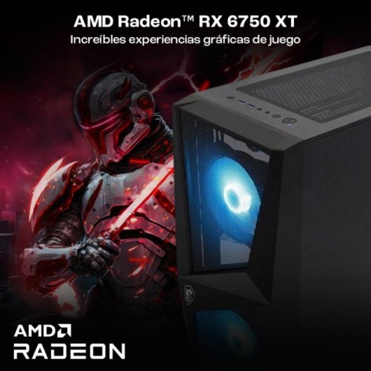 PcCom Ready Intel Core i5-12400F / RX 6750 XT / 32GB / 1TB SSD / Windows 11 Home