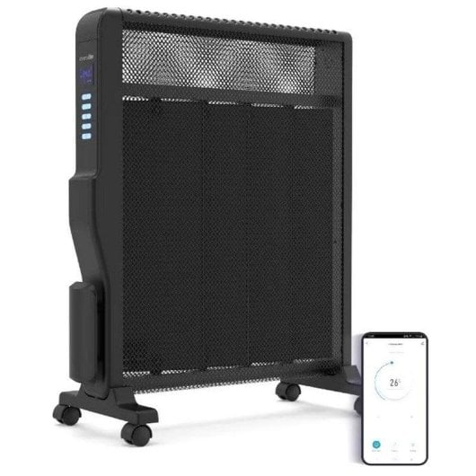 Universalblue Formosa 4020B Radiador de Mica con WiFi 2000W Negro