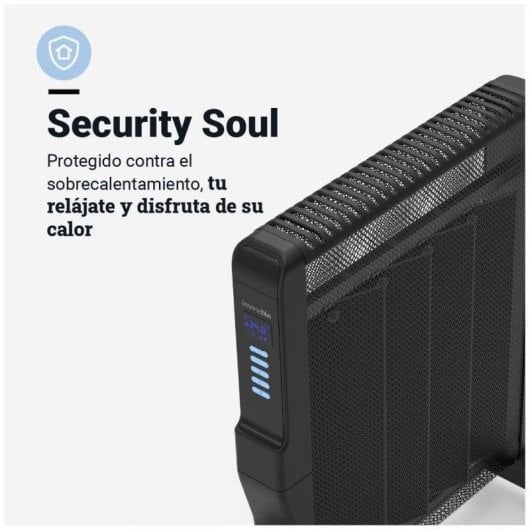 Universalblue Formosa 4020B Radiador de Mica con WiFi 2000W Negro