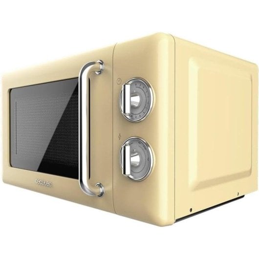 Cecotec ProClean 3010 Retro Microondas 20L 700W Amarillo